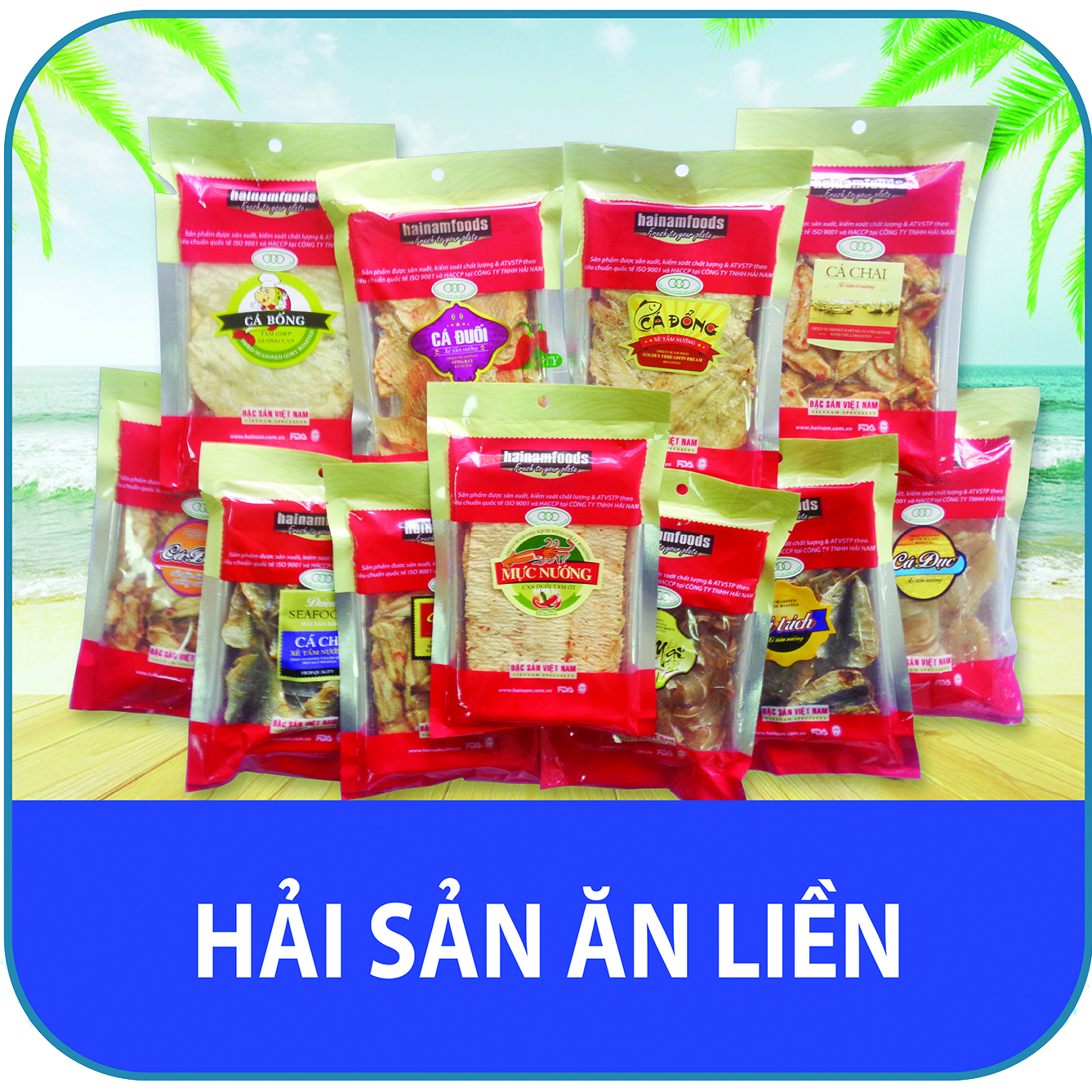 Đặc sản - Hải sản ăn liền